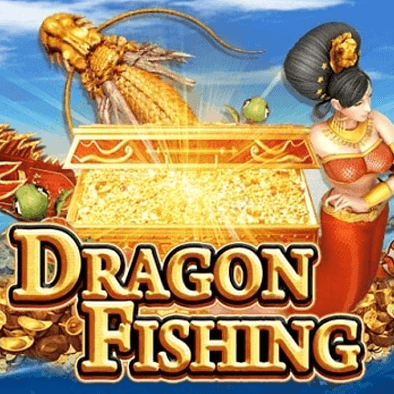 Dragon Fishing cabinet tile artwork
